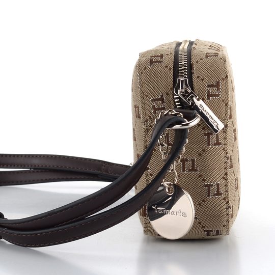 Tamaris malá crossbody kabelka s potiskem Clarice Sand 33410
