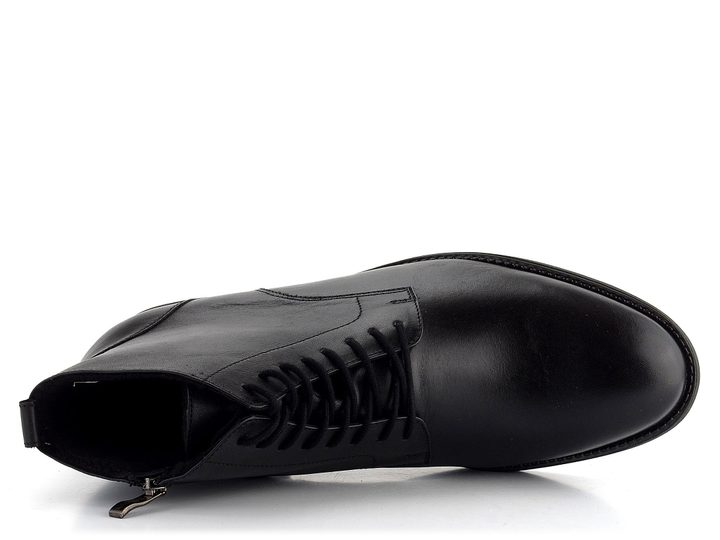 Barton pánský šněrovací vyteplený kotník černý MBZ2