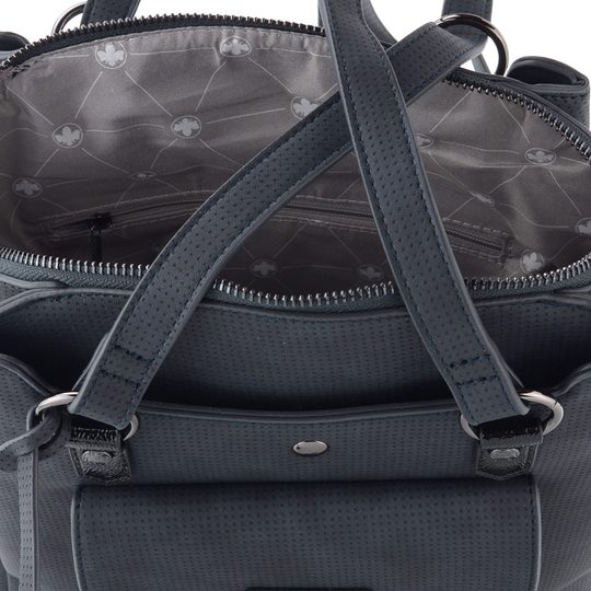 Rieker kabelka - batoh modro-černý H1036-14