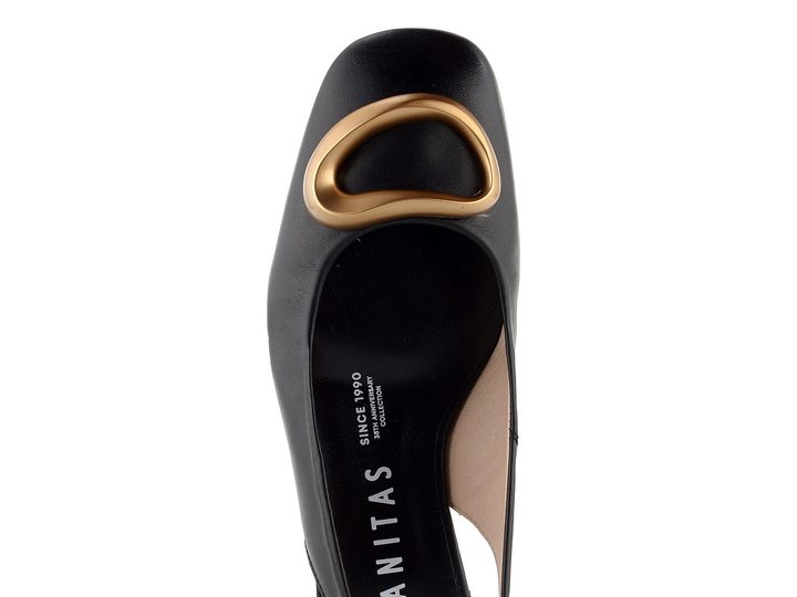 Hispanitas lodičky s volnou patou Oporto Black HV253993