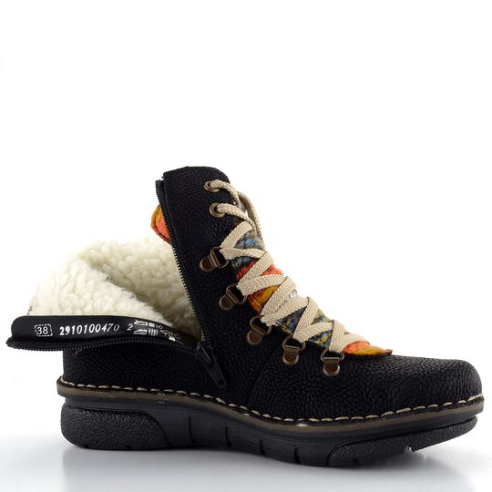 Rieker členkové topánky čierne/farebné 73343-00