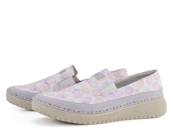 Rieker prozouvací polobotky Lilac 50950-90