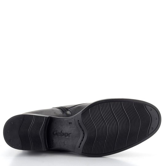 Gabor šnurovacia členková obuv čierna 51.602.27
