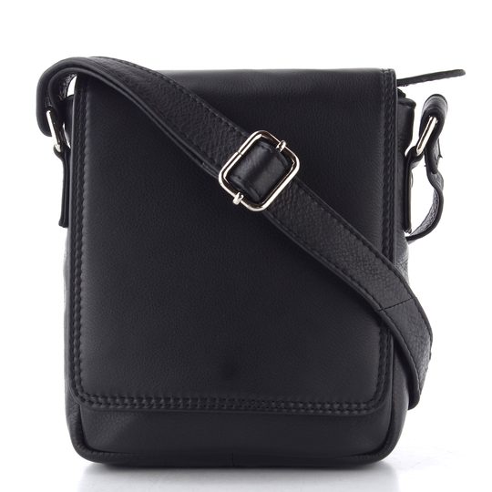 Lagen malé uni crossbody black 7074
