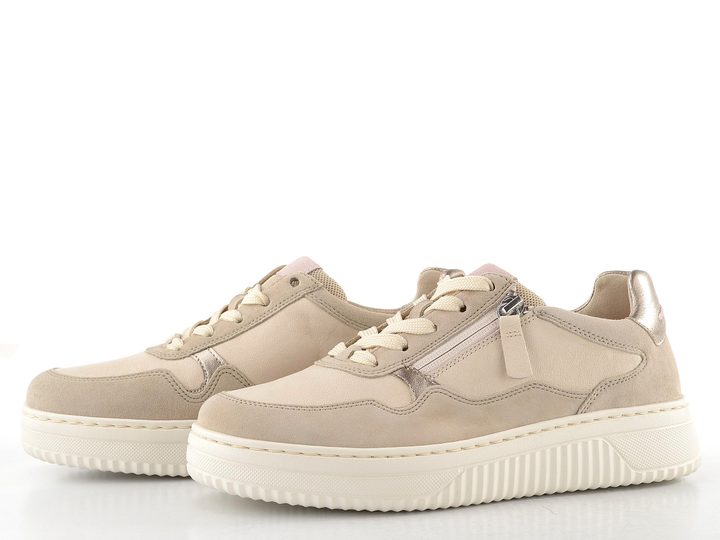 Gabor extra široké tenisky na platformě panna/oak/bloom 86.408.20