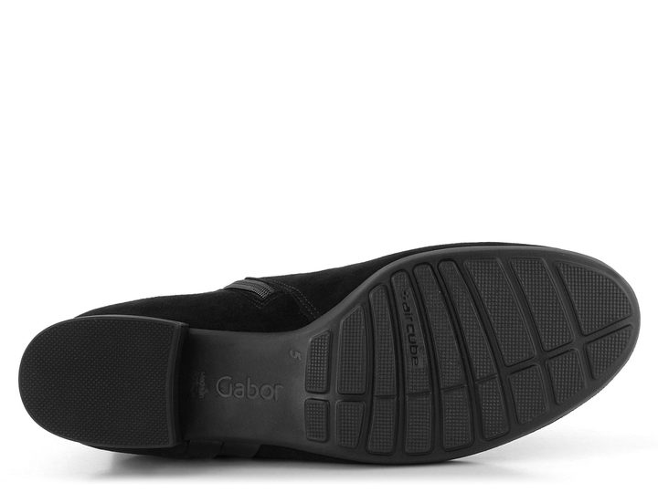 Gabor širšia členková obuv čierna 92.713.47