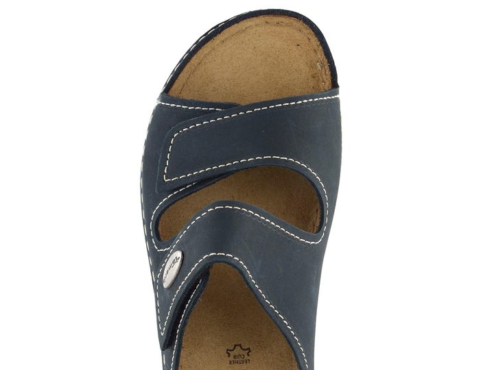 Tamaris fuzbetové pantofle navy 1-27510-41
