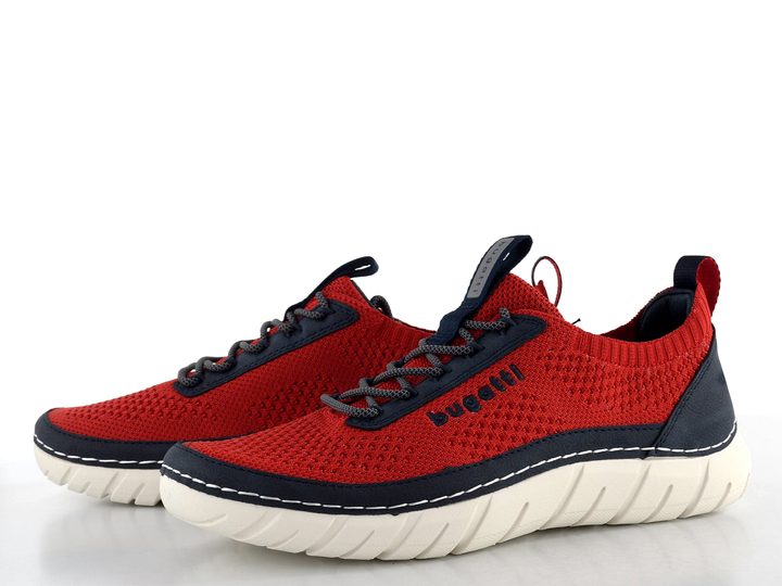 Bugatti pánské úpletové tenisky červené 321-ASM01-6950