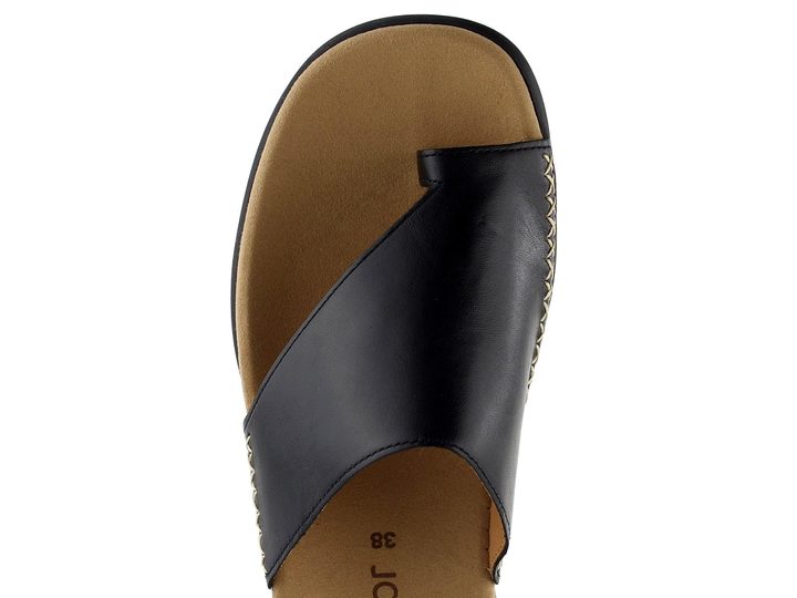 Gabor černé pantofle žabky 03.700.27