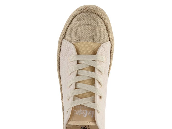 Lee Cooper tenisky na platformě světle béžové LCW-24-31-2191LB