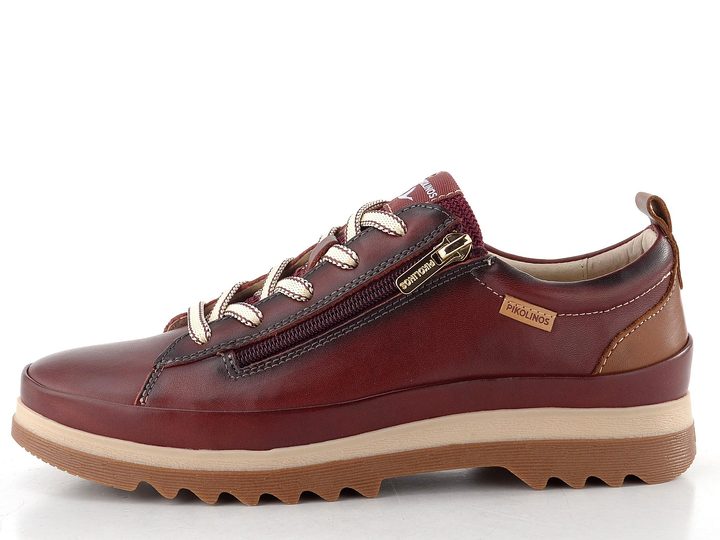 Pikolinos šněrovací polobotky se zipem Vigo Arcilla W3W-6979