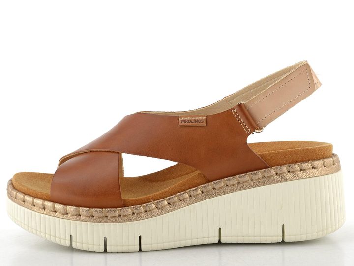 Pikolinos sandály na platformě Gomera brandy W0K-0606C1
