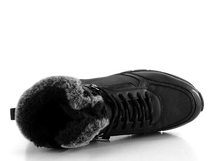 Tamaris vyteplený sneakers kotník Black Uni 1-26251-43