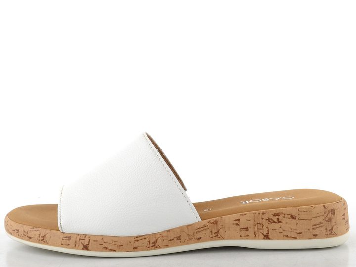 Gabor kožené pantofle weiss 82.730.50