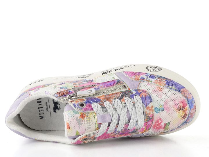 Mustang barevné tenisky s potištěnou podešví flieder-multi 26M0482006