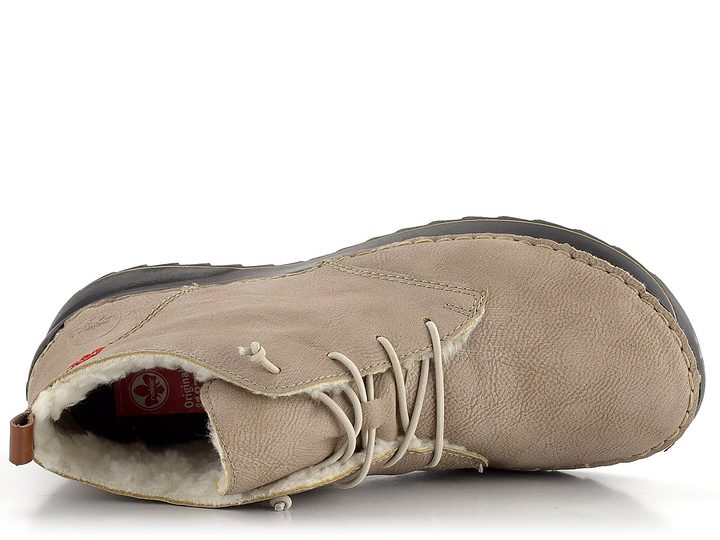 Rieker kotník na vyšší podešvi béžový 51510-60