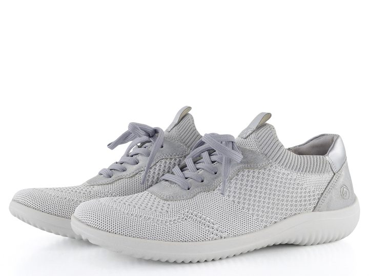 Remonte prozouvací polobotky šedo-stříbrné D1E05-40