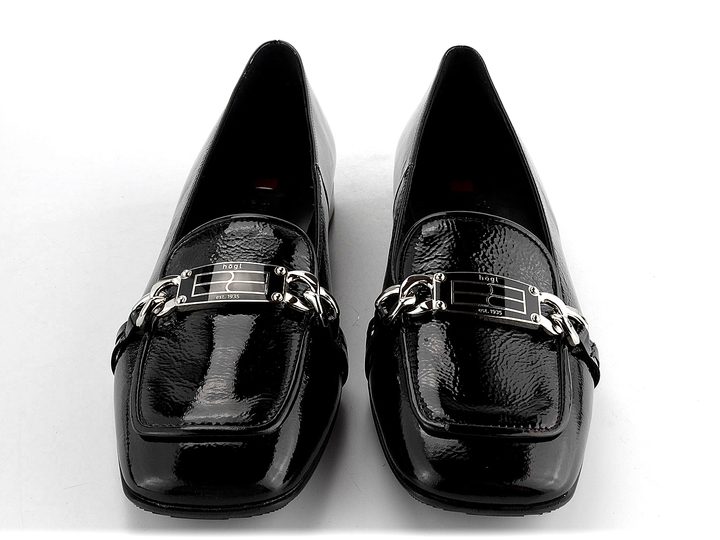 Högl lakované mokasíny černé 6-101725