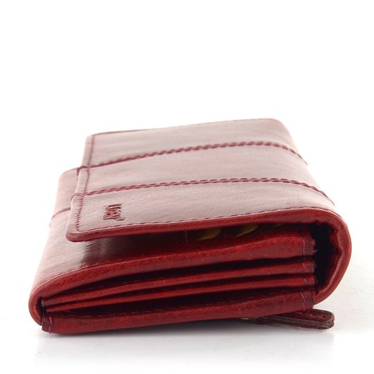 Dámska peňaženka podlhovastá kožená vínová PWL-388/T