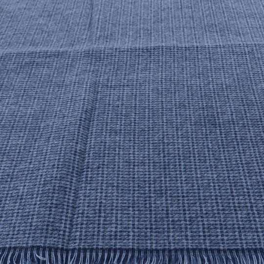 Bugatti pánský oboustranný šál z vlněné směsi tmavě modrý 630327-590