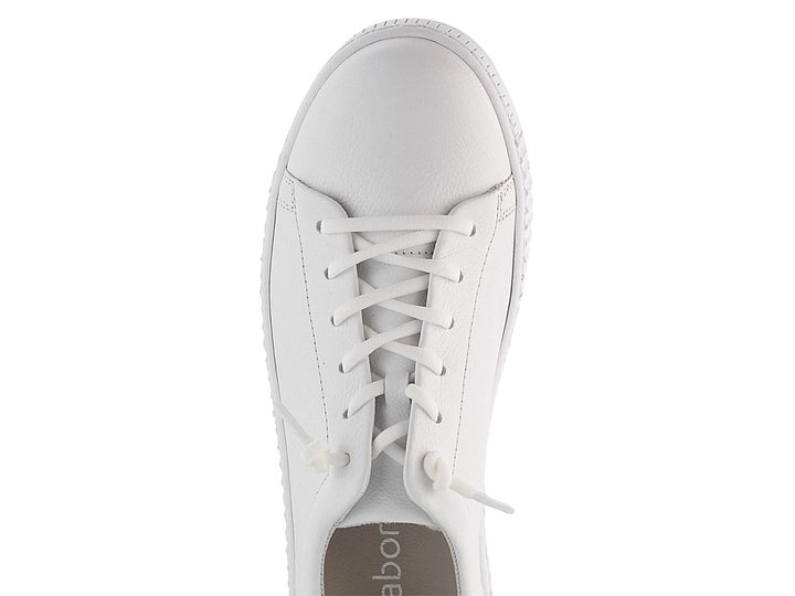 Gabor kožené biele poltopánky 63.331.21