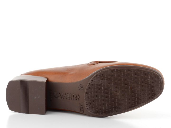 Hispanitas elegantní mokasíny vytkávané hnědé HI00883