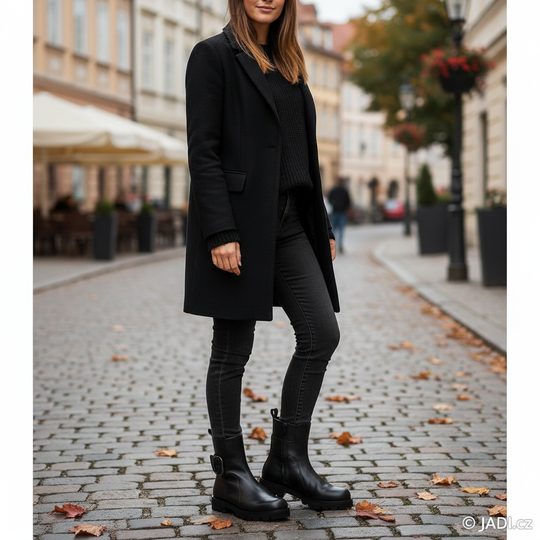 Högl zipový kotník černý 0-101553-0100