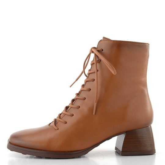 Hispanitas šněrovací kotník na podpatku Marsella cuero HI254389