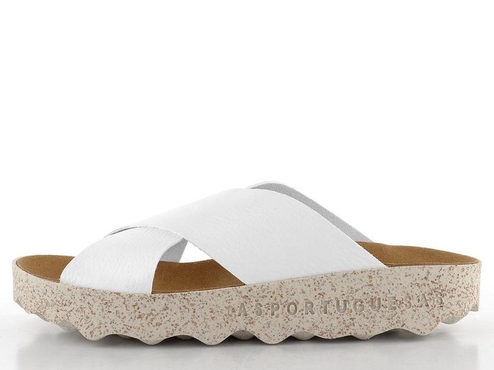 Asportuguesas bílé pantofle P018276001