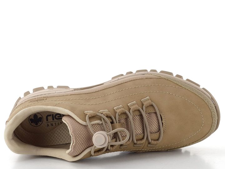 Rieker tenisky s pružným šněrováním camel M9853-20