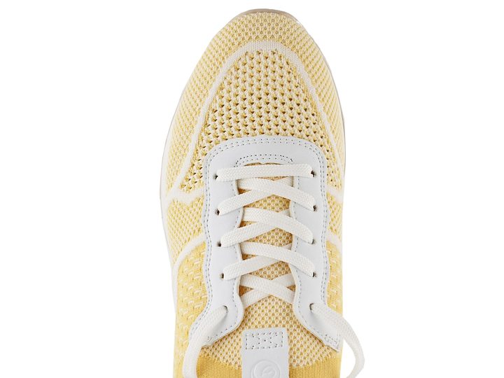 Remonte úpletové tenisky žltá/biela R2538-68