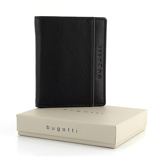 Bugatti pánská peněženka na výšku RFID Black 49133101
