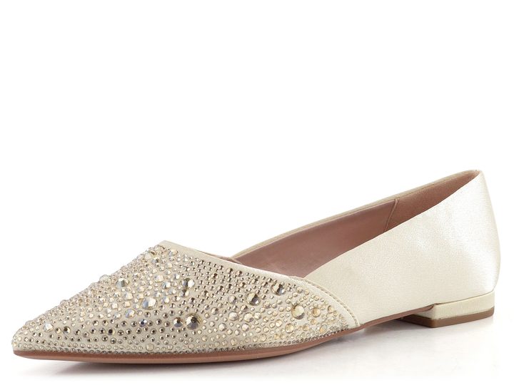 Tamaris špičaté textilní baleríny pearl 1-22156-46