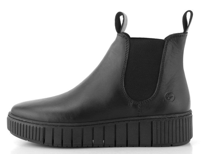 Tamaris chelsea kotník black leather 1-25403-43