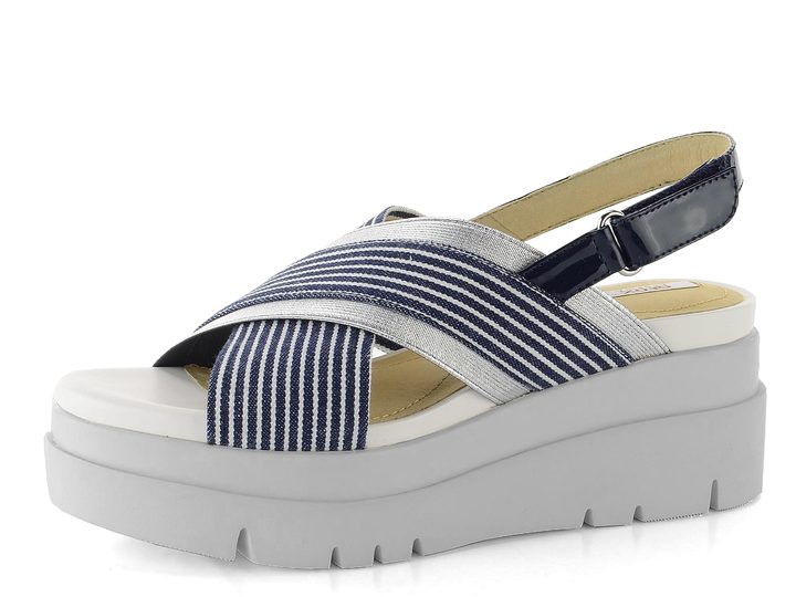 Geox sandále Radwa navy/white D827UA0AWHH