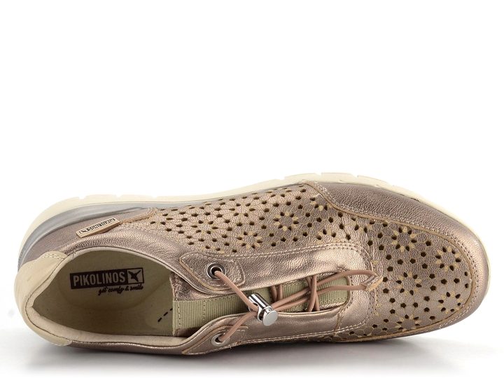 Pikolinos prořezávané polobotky s olivkou Cantabria Stone W4R-6584CL