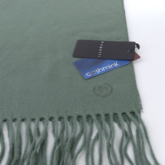 Bugatti pánský kašminkový šál šedozelený 630300-770