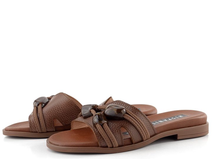 Hispanitas pantofle s ozdobnými kameny Bali Avellana HV264683