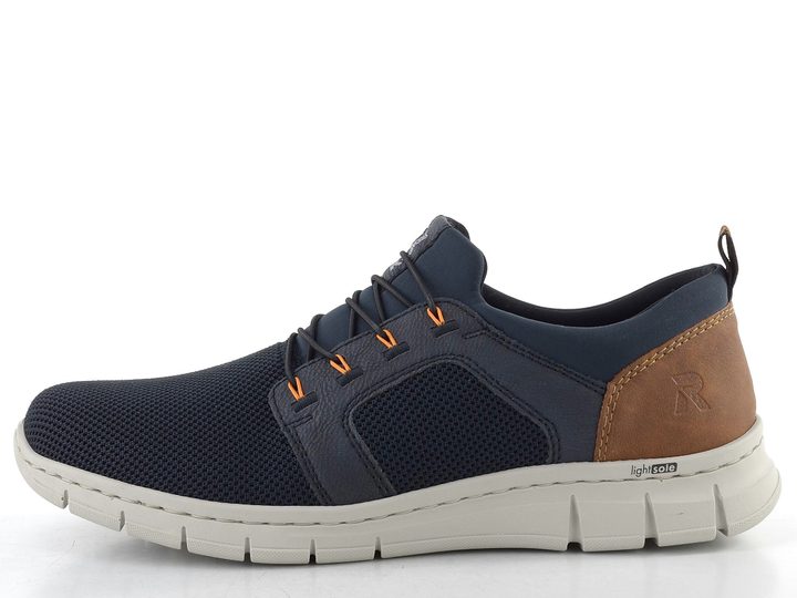 Rieker modré pánské polobotky B7796-14