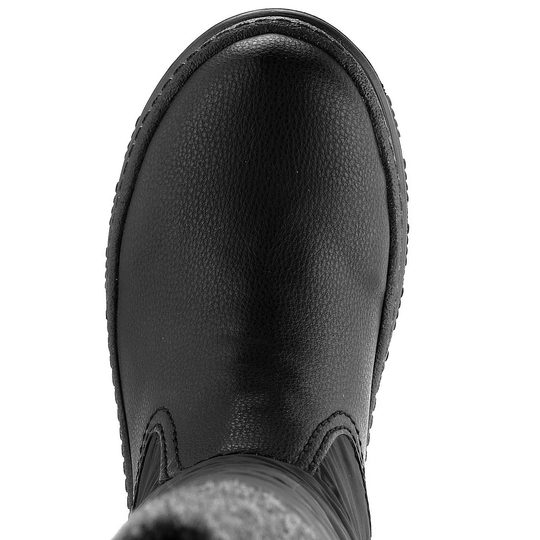 Rieker kozačky s membránou šedo-černé X9090-00