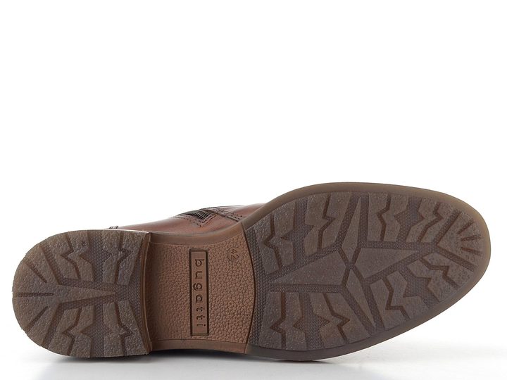 Bugatti šněrovací kotník koňakový 315-9573E-1000