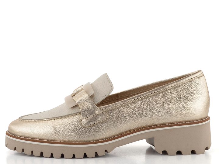 Ara metalické mokasíny Kent Sand/Cream 12-31245-09