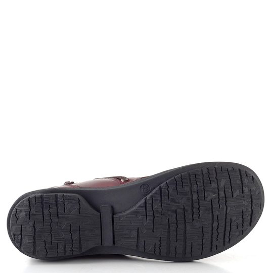 Creator kotník se zipem Siviglia Antique bordo IB 23491