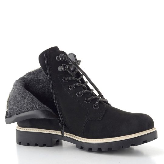 Remonte šněrovací kotník s membránou černý D8487-03