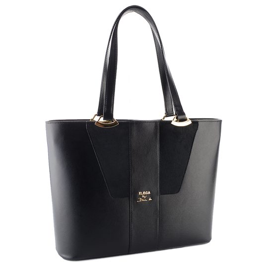 Elega by Dana M. kabelka shopper čierna/vlas 69247