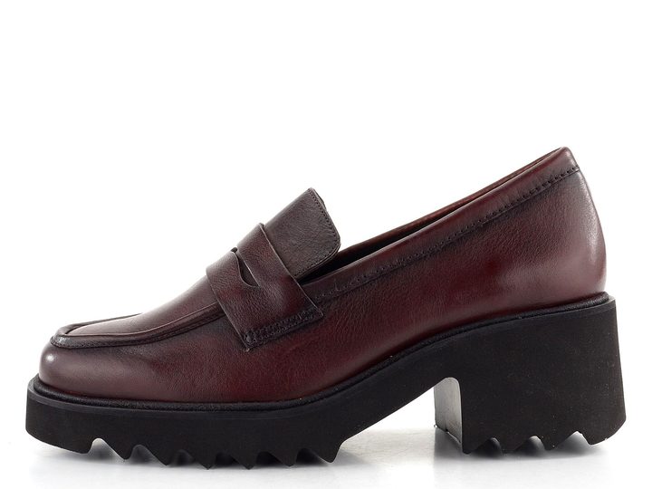 Ara kožené mokasíny na hrubé podešvi Paris-Sport Amarone 12-21502-19