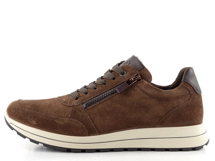 Ara širší pánské tenisky kožené Matteo Mocca/Amarone 11-24501-24