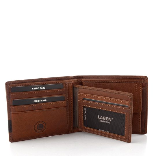 Lagen pánská peněženka cognac BX003 Z