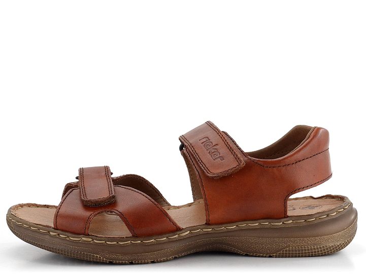 Rieker pánské páskové sandály světle hnědé 21461-24