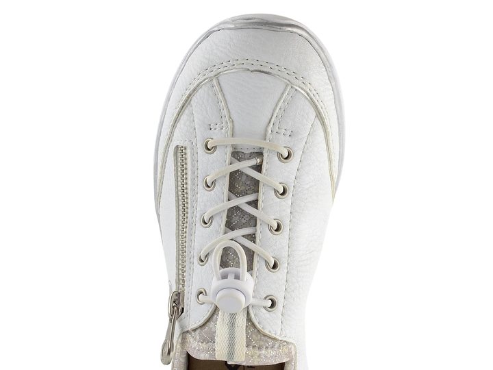 Rieker biele nazúvacie poltopánky L32P2-80